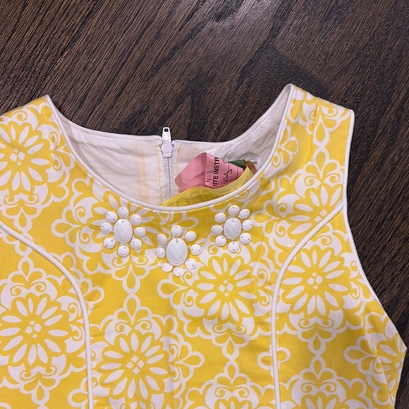 Yellow Floral Kids Dress size 7 - Picture 2 of 5